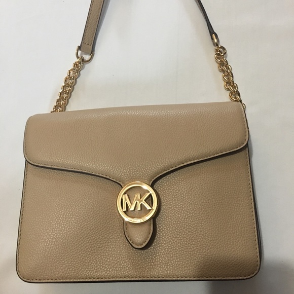 Michael Kors MD Shldr Flap Leather Purse - Picture 11 of 16